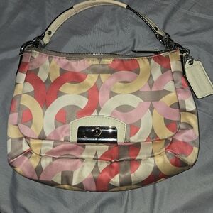 Coach Kristin Chain Logo Hobo Bag